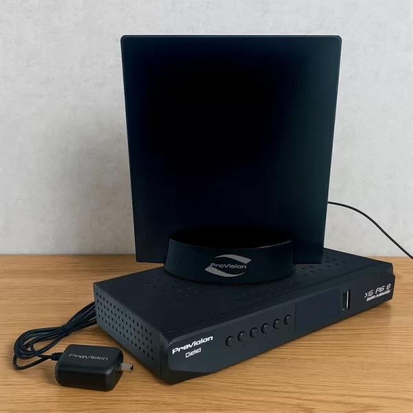گیرنده دیجیتال پروویژن مدل 247Pro20 به همراه آنتن رومیزی