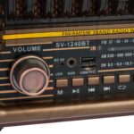 رادیو ساووی مدل SV-1240BT - تصویر 3
